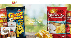Desktop Screenshot of goldensnack.cz